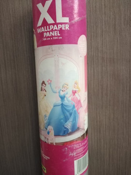 Disney hercegnők panel tapéta 184 x 254 cm